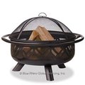 Uniflame Endless Summer Wad1009Sp Oil Rubbed Bronze Outdoor Firebowl With Geometric Design WAD1009SP